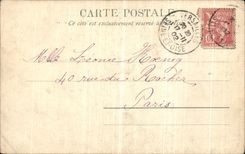 VINTAGE POSTCARD Paris Museum of Louvre Lorenzo Credi the virgin and L Jesus child