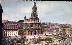 VINTAGE POSTCARD L Church of the Trinity bets