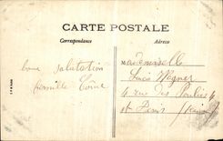 VINTAGE POSTCARD Paris hotel of the lnvalldes Vault and Tombeau of Napoleon 1e