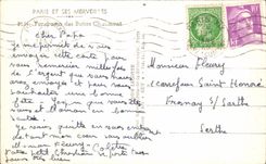 VINTAGE POSTCARD Paris And Its Wonders Panorama of the Chaumont Hillocks