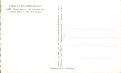 CPSM Paris y su Mervelles Montmartre el cabaret de la calle agil del conejo de los sauces