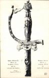 CPA Epee d honneur offerte au Marechal Foch par la ville de PAris Militaria
