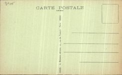 POSTAL Paris de la VENDIMIA con el jardin de Tileries visto en la lumbrera