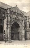 VINTAGE POSTCARD Trawl nets On the Marne Notre Dame Church the Gate