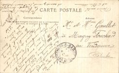 VINTAGE POSTCARD Trawl nets On the Marne Footbridge on the Side Canal