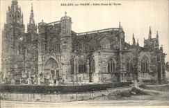 VINTAGE POSTCARD Trawl nets On the Notre Dame Marne of L Spine