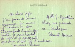 VINTAGE POSTCARD Trawl nets On the Marne Frontage of the Prefecture Seen of Course D Ornesson