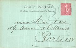 VINTAGE POSTCARD Trawl nets On the Marne Old fortifications the bastion D Aumale