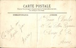 VINTAGE POSTCARD Trawl nets On the Marne the Bridge of the Marines and Notre Dame