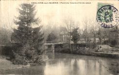 VINTAGE POSTCARD Trawl nets On the Marne Bridge of the Race D Ornesson