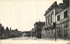 VINTAGE POSTCARD Trawl nets On the Marne Prefecture and the Street Carnot