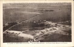 VINTAGE POSTCARD the Camp Of Trawl nets Seen In the Plane the Strong Hilaire Saint the firm Hilaire Saint and the plain