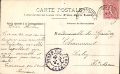 VINTAGE POSTCARD Trawl nets On the Marne L Island