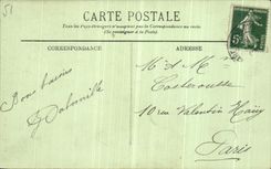 VINTAGE POSTCARD Trawl nets On the Marne the Cathedral the Principal Gate