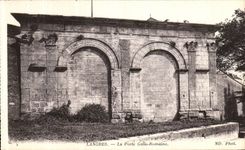 POSTAL Langres de la VENDIMIA la puerta Gallo romano
