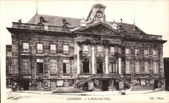 POSTAL Langres L ayuntamiento de la VENDIMIA