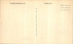 POSTAL Langres L iglesia Martin santo de la VENDIMIA y estatua del arco de Jeanne D