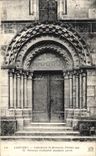 Portico meridional de Souhern de la catedral del St Mammes de la puerta del St Mammes de la catedral de Langres de la POSTAL de la VENDIMIA