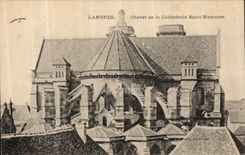 VINTAGE POSTCARD Langres Holy Bedside of the Cathedral Mammes