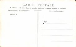 VINTAGE POSTCARD Langres the Dam of Saint Ciergues Allimentant the Canal