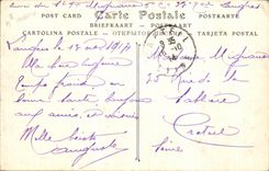 VINTAGE POSTCARD surroundings of Langres the Rocks D Arbolote