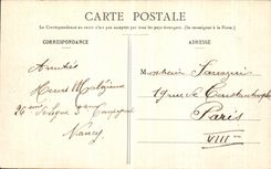 CPA Nancy Arc de Triomphe Vue Prise de la Place Carriere