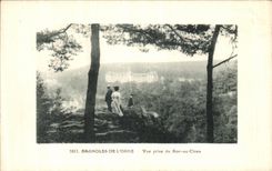 CPA Bagnoles De L Orne Vue Prise du Roc au Chien 