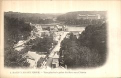 CPA Bagnoles de L Orne Vue Generale Prise du Roc aux Chiens