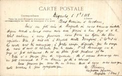 CPA Bagnoles de L Orne Rochers dans le Parc