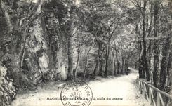 CPA Bagnoles de L Orne L Allee du Dante
