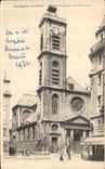 VINTAGE POSTCARD the Church Holy Paris Jacques Of the High Step