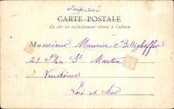 VINTAGE POSTCARD Paris Places Victories Children