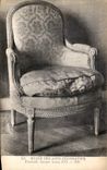 VINTAGE POSTCARD Paris Museum Of Decorative Arts Armchair Time Louis XVI