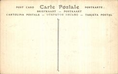 VINTAGE POSTCARD Paris Musee Guimet Asinaga Porteurs of Bell has long Japan legs