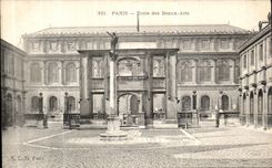 CPA Paris Ecole des Beaux Arts