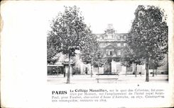 CPA Paris Le College Massillom Sur Le Quai des Celestins 