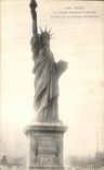 VINTAGE POSTCARD Paris Freedom lighting Le Monde Offered By the American Colony
