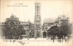VINTAGE POSTCARD Paris Church German St L Auxerre native