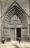 VINTAGE POSTCARD Paris the Cathedral Gate Is