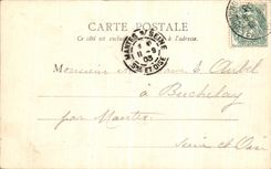 VINTAGE POSTCARD Paris Museum of Chuny