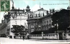 VINTAGE POSTCARD Paris Palate the Legion D Honor