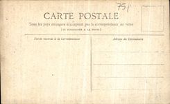 VINTAGE POSTCARD Paris Monument of Gambetta Collection Small Newspaper