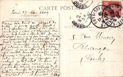 Panorama de Paris de la POSTAL de la VENDIMIA tomado de L iglesia Gervais Saint