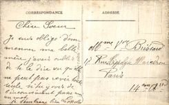 VINTAGE POSTCARD Paris Park Montsouris Bridge of the Rock