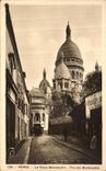 CPA Paris Le Vieux Montmartre Sacre Coeur 