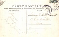 VINTAGE POSTCARD Paris Park Heap ruins