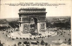 CPA Paris l Arc du Triomphe