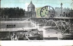 VINTAGE POSTCARD Paris Institute of France Publicity Elixir Combier Quinquina MAggi