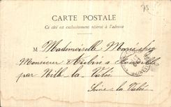 POSTAL Paris de la VENDIMIA la calle Soufflot del panteon