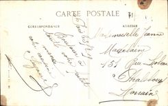 CPA Paris Fetes de la victoire 14 juillet 1919 DEvant le Cenotaphe La delegation Alsacienne Lorraine